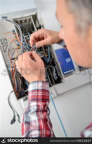 Electrician has got his work cut out