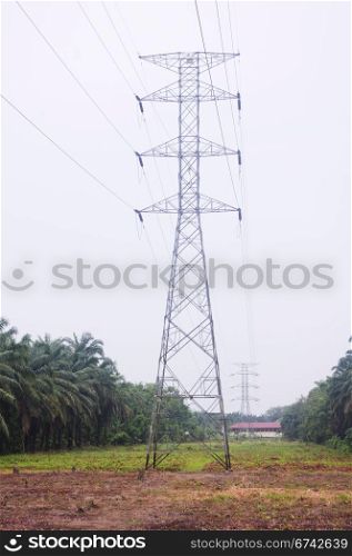 electricity pylon, photos taken in malaysia.