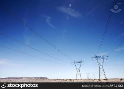 Electricty pylons USA