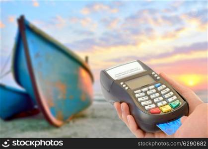 Electronic Buying vacation with Credit card