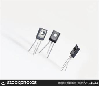 Electronic details. It is isolated on a white background