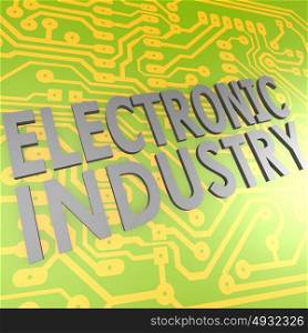 Electronic industry and PCB