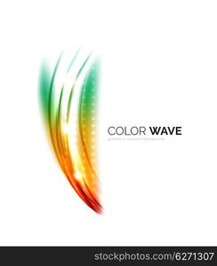 Elegant light smooth wave