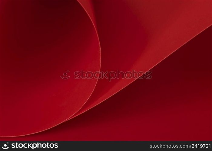 elegant red papers copy space