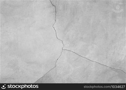 Elegant split crack in gray stone texture background