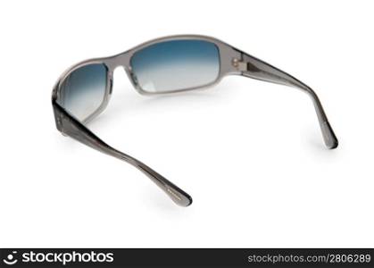 Elegant sunglasses isolated on white