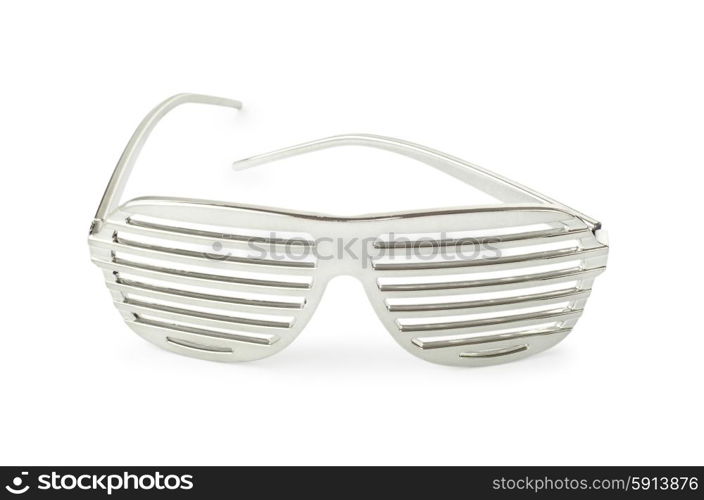 Elegant sunglasses isolated on white