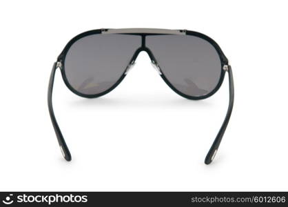 Elegant sunglasses isolated on white