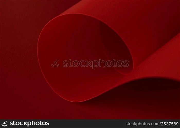 elegant vivid colored red paper