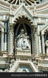 Elements architecture of cathedral in Florence