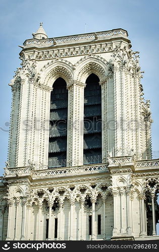 Elements of Notre dame cathedral