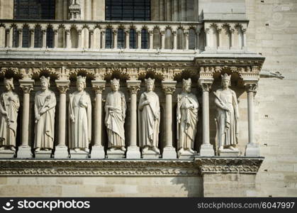 Elements of Notre dame cathedral