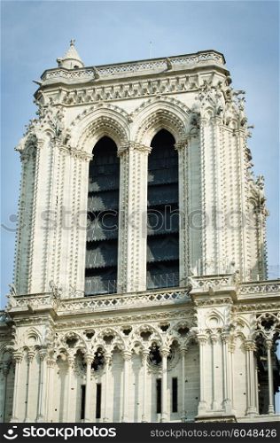 Elements of Notre dame cathedral