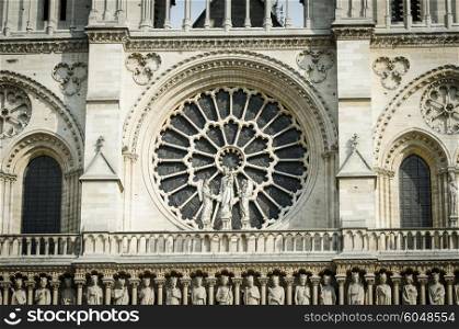 Elements of Notre dame cathedral