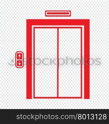 elevator icon Illustration symbol design
