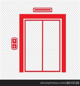 elevator icon Illustration symbol design