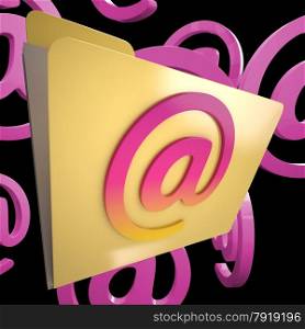 Email Folder Showing Internet Message Sorted Files