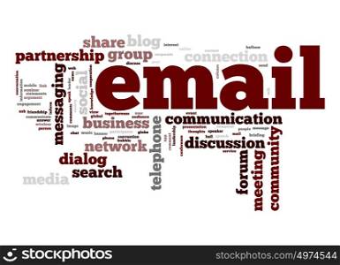 Email word cloud