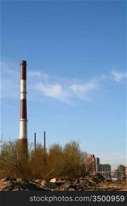 emissions corporation manufacturing factory landscape