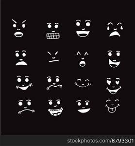 Emoticon Emoji icon Illustration design