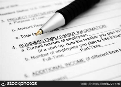 Employment form