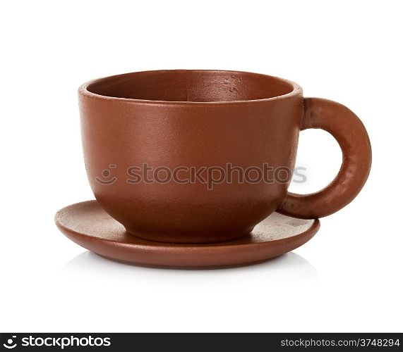 empty brown cup