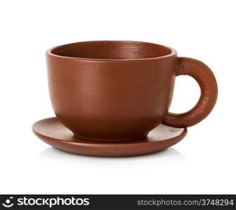 empty brown cup