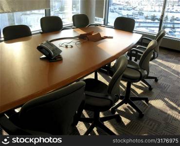 Empty business meeting or conference room