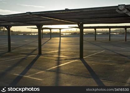 empty car park