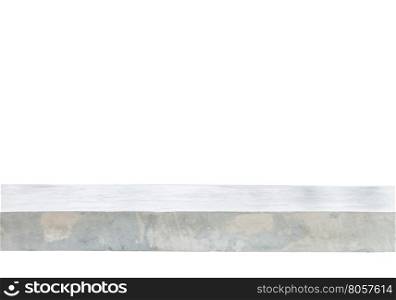 Empty concrete table top background, stock photo
