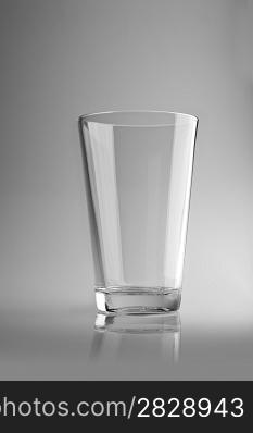 Empty drinking glass