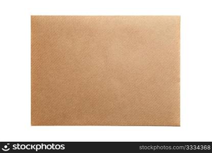 Empty envelope blank isolated on white background