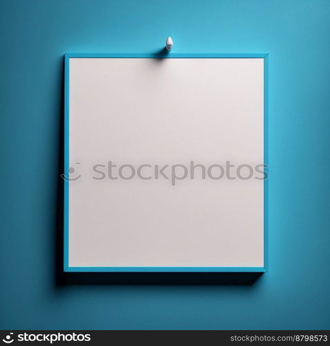 Empty frame with copy space for"es or products 3d illustrated