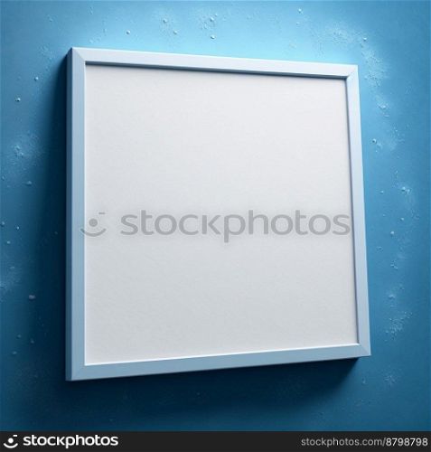 Empty frame with copy space for"es or products 3d illustrated