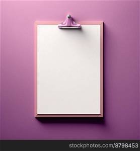 Empty frame with copy space for quotes or products 3d illustrated