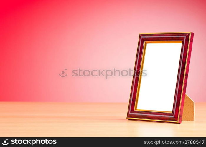 Empty photo frame with space for your text