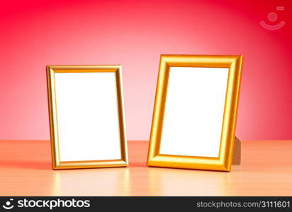 Empty photo frame with space for your text