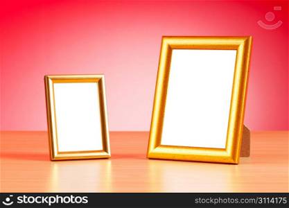 Empty photo frame with space for your text