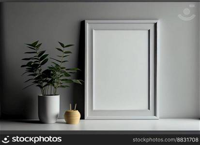 Empty picture frame with copy space for"es, products, photos