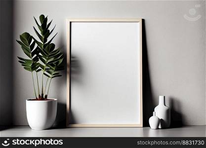 Empty picture frame with copy space for"es, products, photos