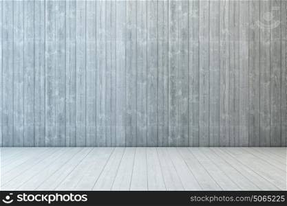empty room wood with wall and wooden floor