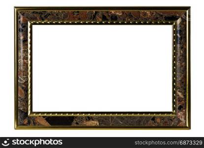 empty stone frame for photo