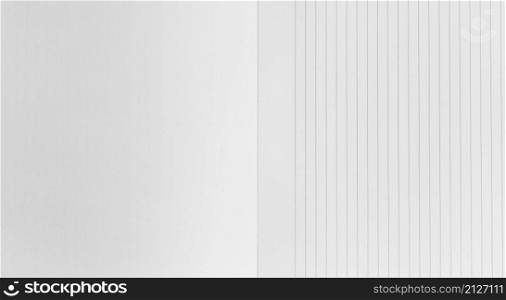 Empty stripe lined paper on white background for design in your work.