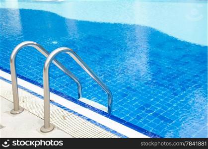 empty swimming pool for relax and fun