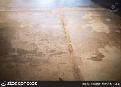 empty Vintage old concrete floor texture background