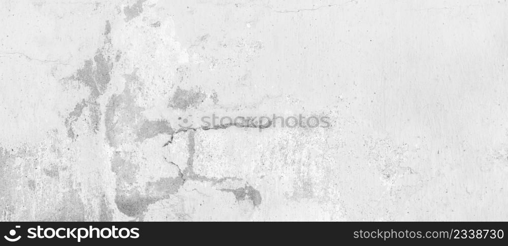 Empty white concrete wall texture and background
