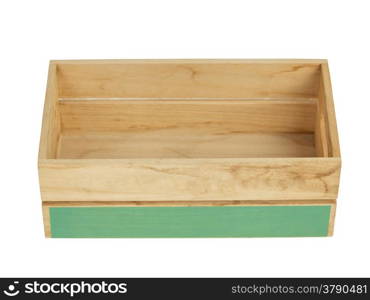 empty wooden crate