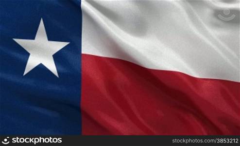 Endlosschleife der Flagge von Texas - Seamless loop of the flag of Texas