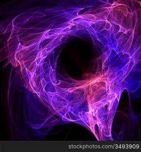 energy abstration over black background - hq render