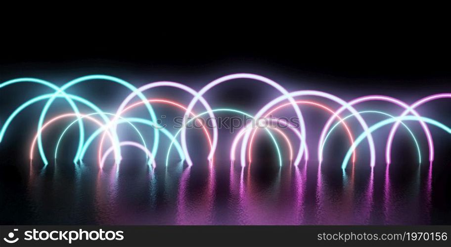 Energy Circles and Glowing Rings as Abstract. Energy Circles